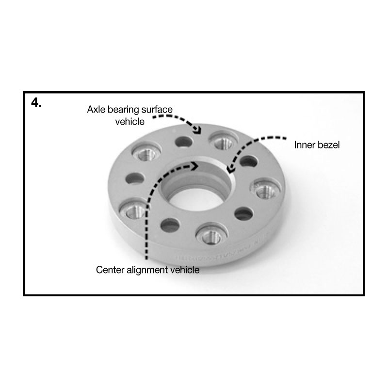 H&R DRA-System Wheelspacers 23mm 5x108 - Hub 60,1mm - Bolt size M12x1,5 -  Mercedes