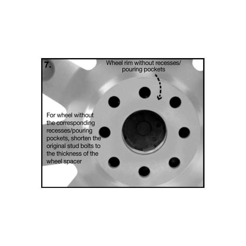 H&R DRM-System Wheelspacers 35mm 5x127 - Hub 71,5mm - Bolt size 1/2''UNF -  Jeep