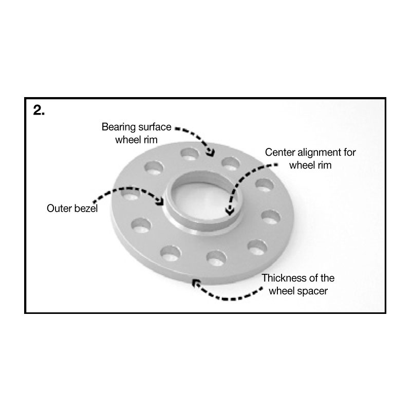 H&R DR-System Wheelspacers 13mm 5x112 - Hub 66,5mm - Bolt size M14x1,5 -  Mercedes