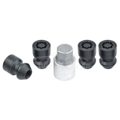 Wielsloten M14x1.50 KE-60° SW19 moer (BEN415L) zwart