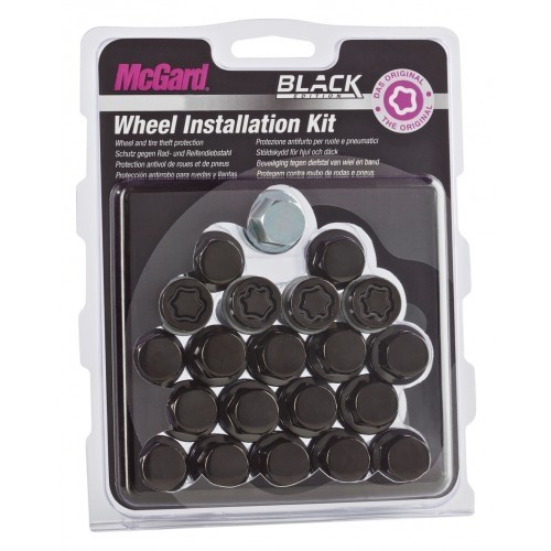 McGard Wielbout set M14x1.5 Bol radius R14 35,8mm Black