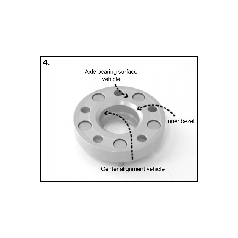 H&R DRM-System Wheelspacers 25mm 5x114,3 - Hub 60,1mm - Bolt size M12x1,5 -  Lexus