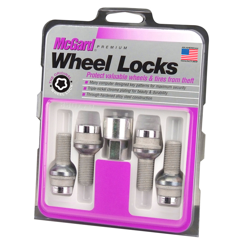 McGard Wheel locking bolts M14x1.50 - Round-Head R12 - Length 41mm (17mm hex)