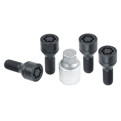 Wielsloten M12x1.25x35 KE-60° SW17 (BVN335) zwart