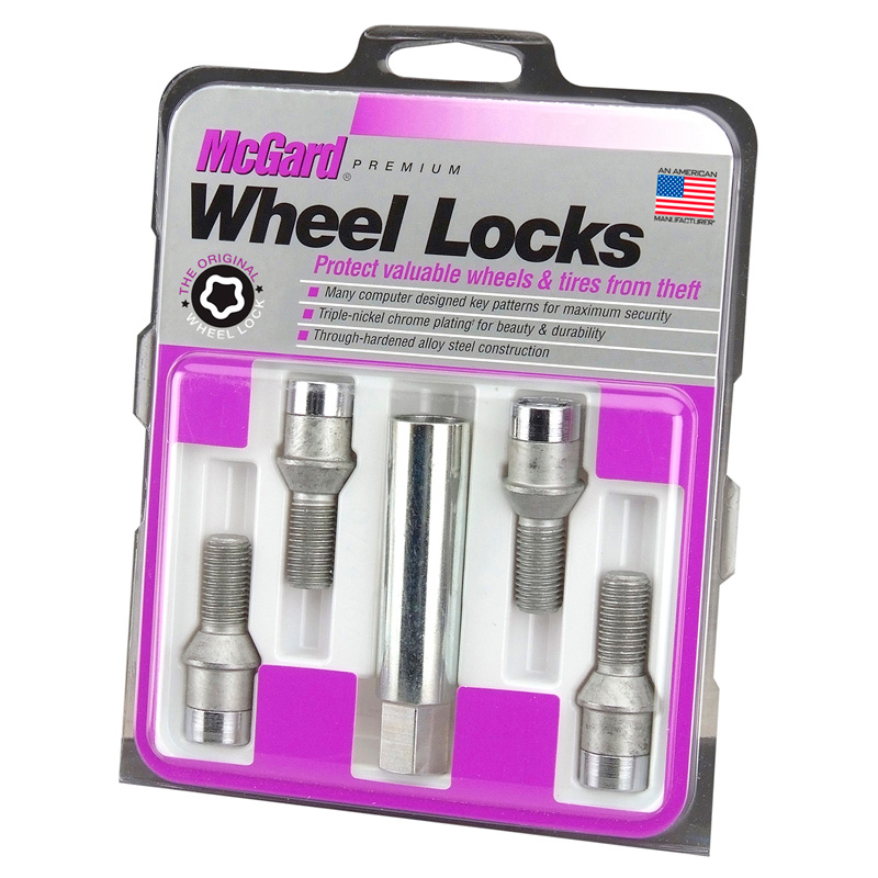 McGard HEX/Tuner Wheel locking bolts M12x1.50 - Conical - Length 24mm (17mm hex)