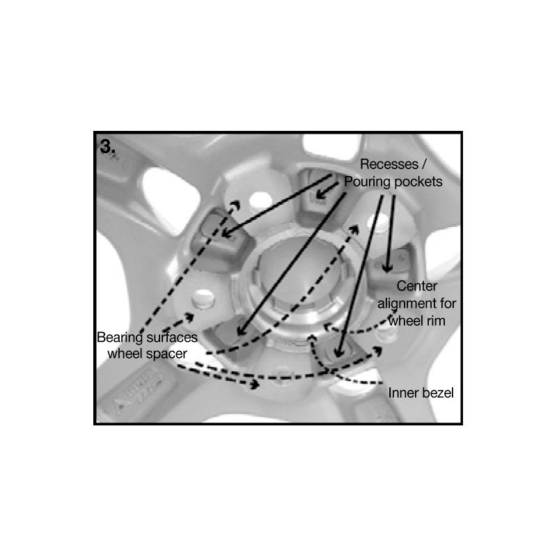 H&R Wheel Spacers 21mm 5x130 - Hub 71,6mm - Bolt size M14x1,5 -  Porsche - Black